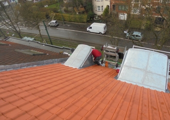 Rénovation de toiture Boulevard de Smet de Nayer