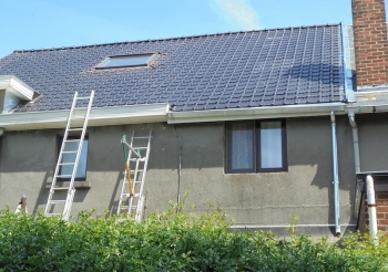 Réfexion d'une toiture Hoeilaartsesteenweg