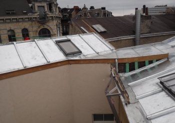 Rénovation des toitures et plate-forme Rue du Grand Sablon