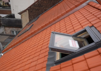Rénovation de toiture à la rue de l'Intendant