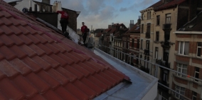 Rénovation de corniche à Bruxelles